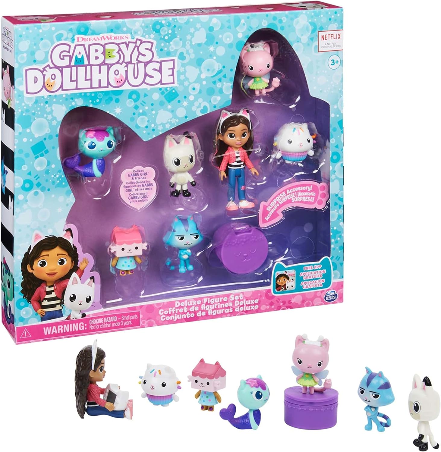 Spin Master Set mit Figuren Gabby und das magische Haus, Mehrfarbig