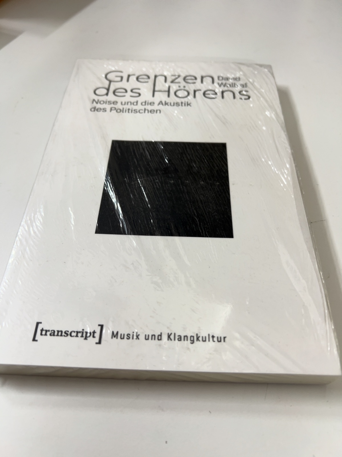 Buch, Cover, Schwarzweiß, Transkript, Musik und Klangkultur