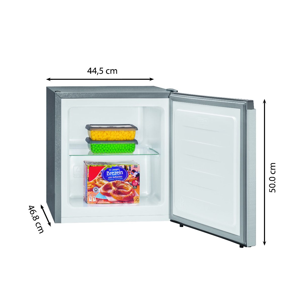 Bomann Gefrierbox GB 7246 Edelstahl-Optik
