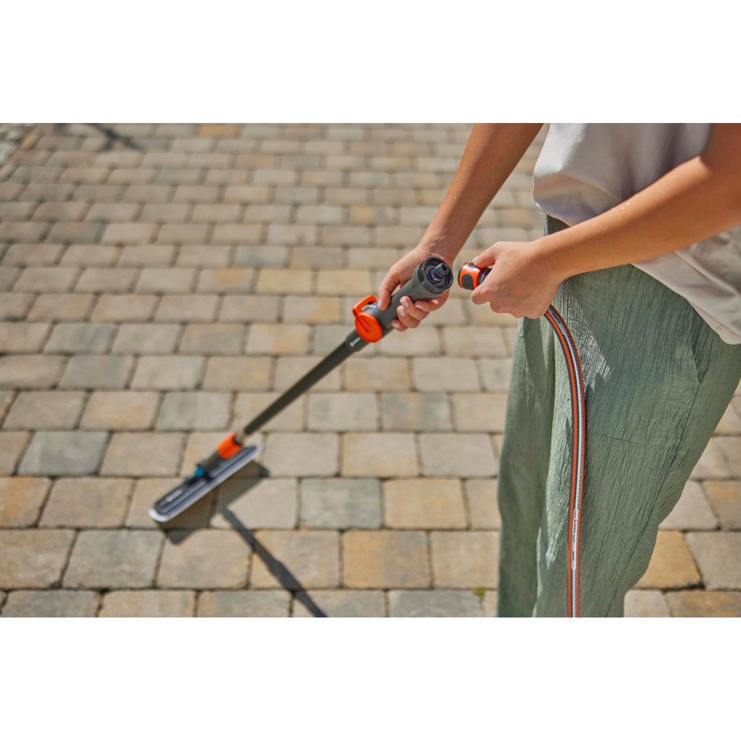 Gardena Cleansystem Stiel M 150 cm Anthrazit