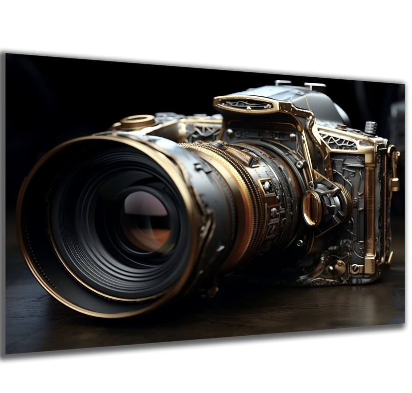 Wandbild Kamera UHD 30x40cm HDF