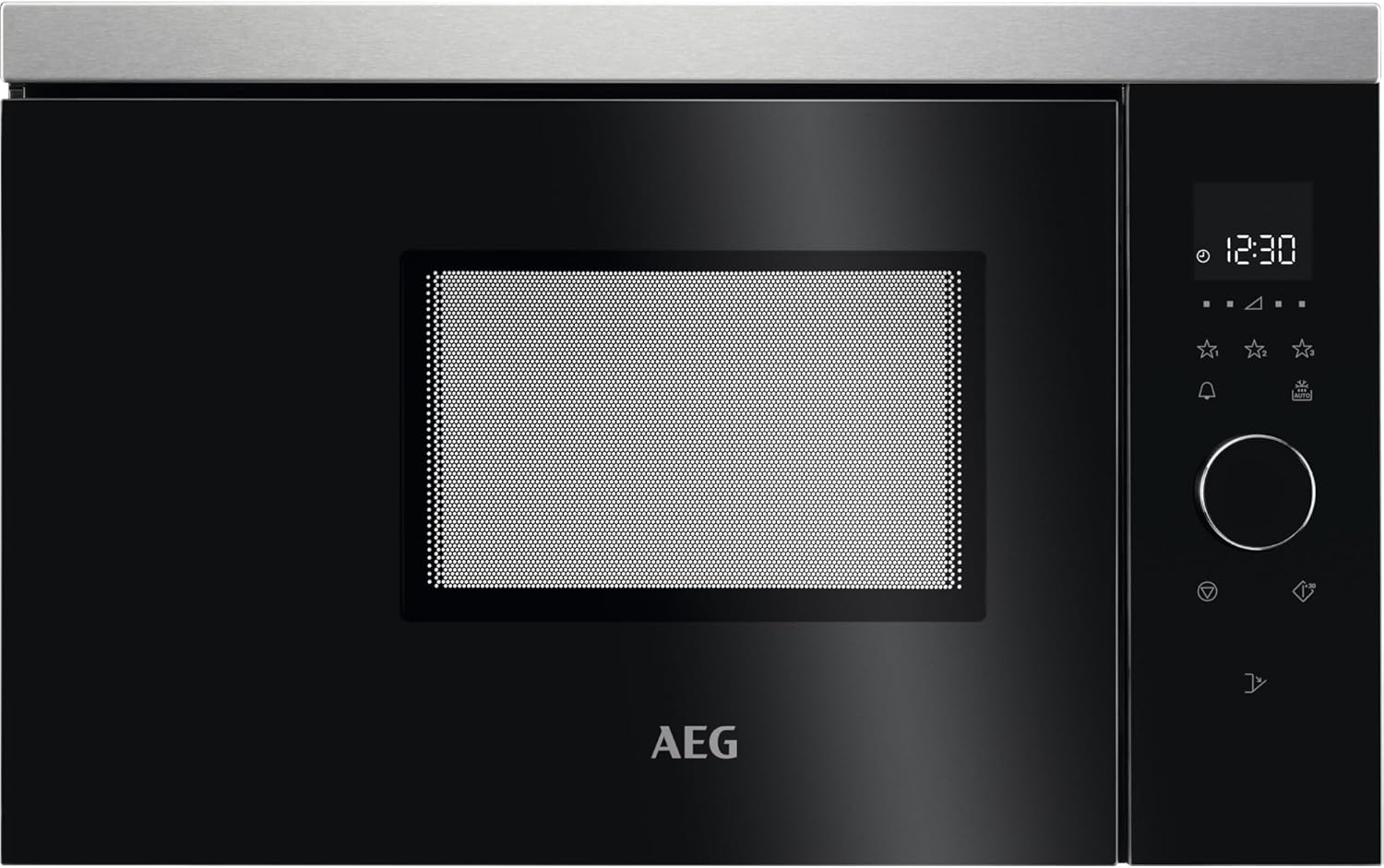 AEG MBB1756SEM 60cm Einbau Mikrowelle Touch-Bedienung Display mit Uhr