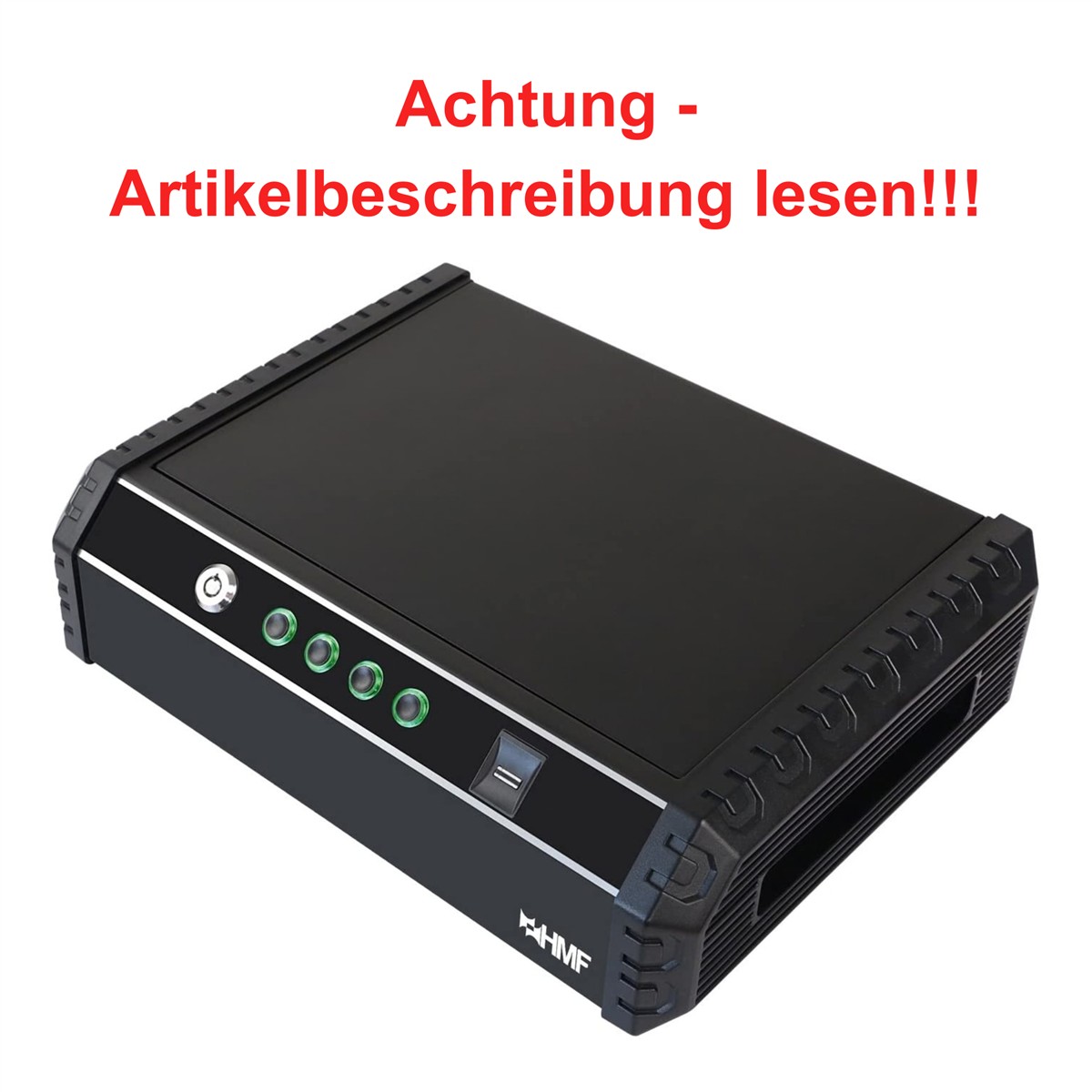 HMF Kompakttresor Fingerabdruckschloss Pistolentresor Elektronikschloss #1127