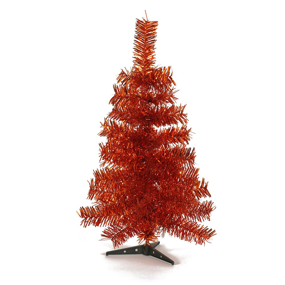 künstlicher Weihnachtsbaum, roter Tannenbaum, Glitzerfolie, Metallständer