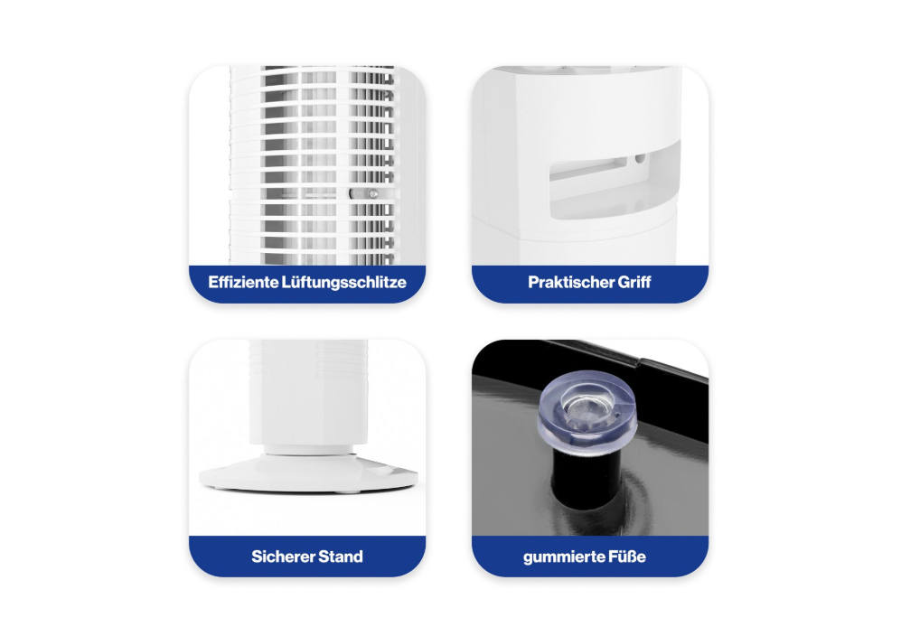 Clatronic Tower-Ventilator TVL 3770 weiß