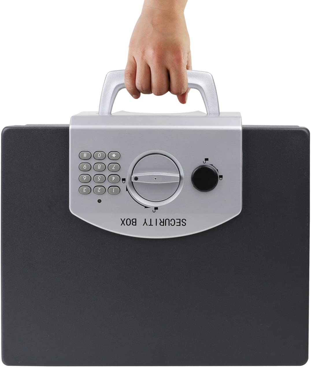 HMF Dokumentenbox mit Elektronikschloss DIN A4 1762