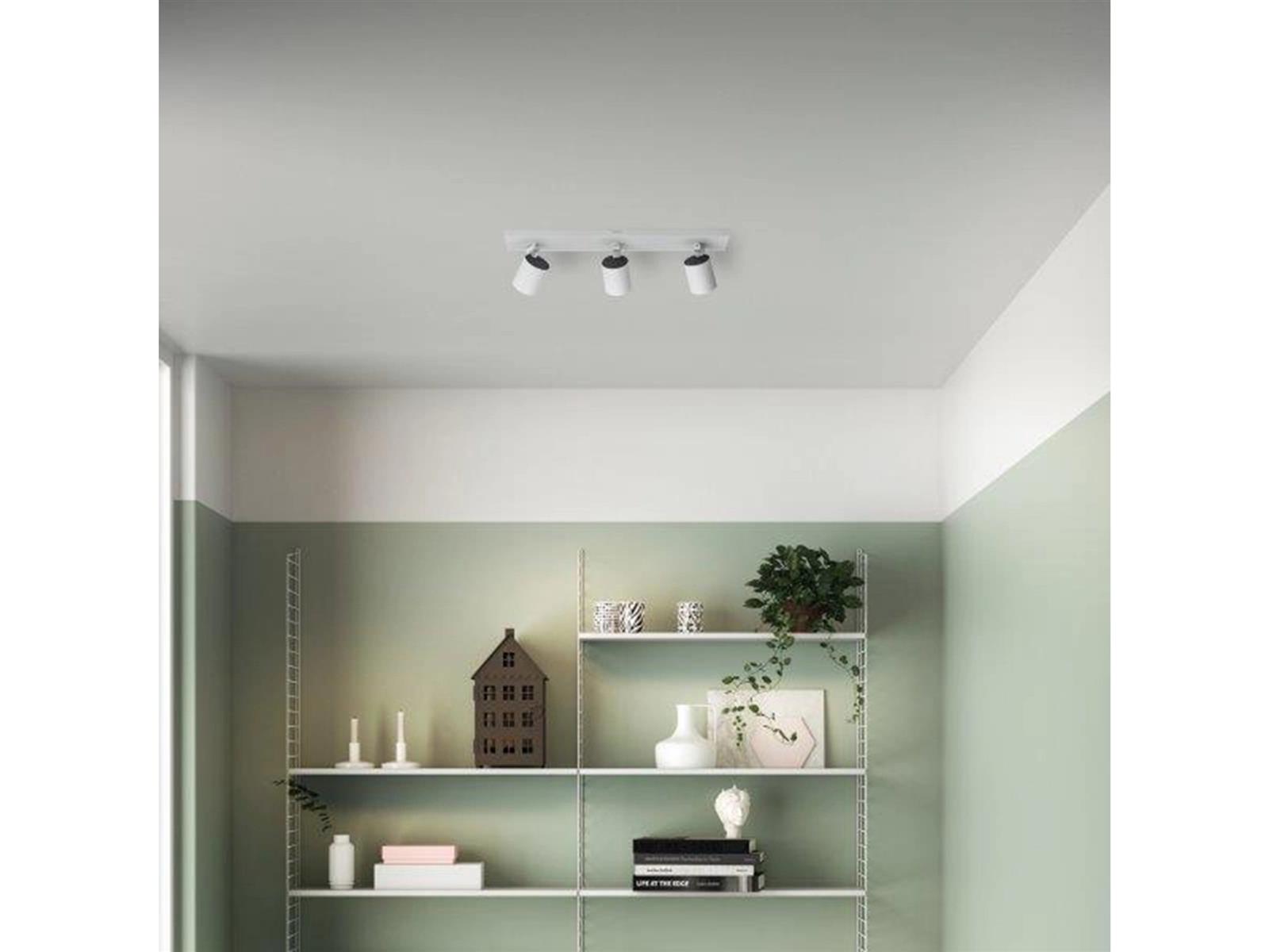 Philips Spot 3er Runner Weiß GU10