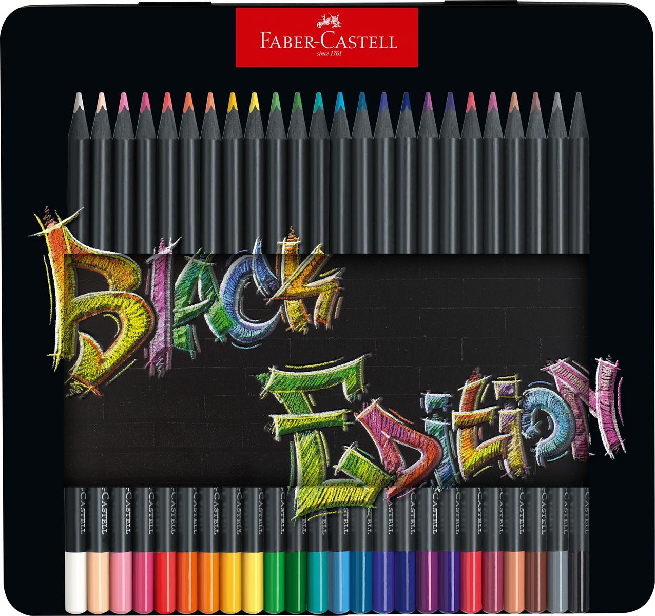 Faber Castell 116425 CRAYON DE COULEUR BLACK EDITION X24 FABE