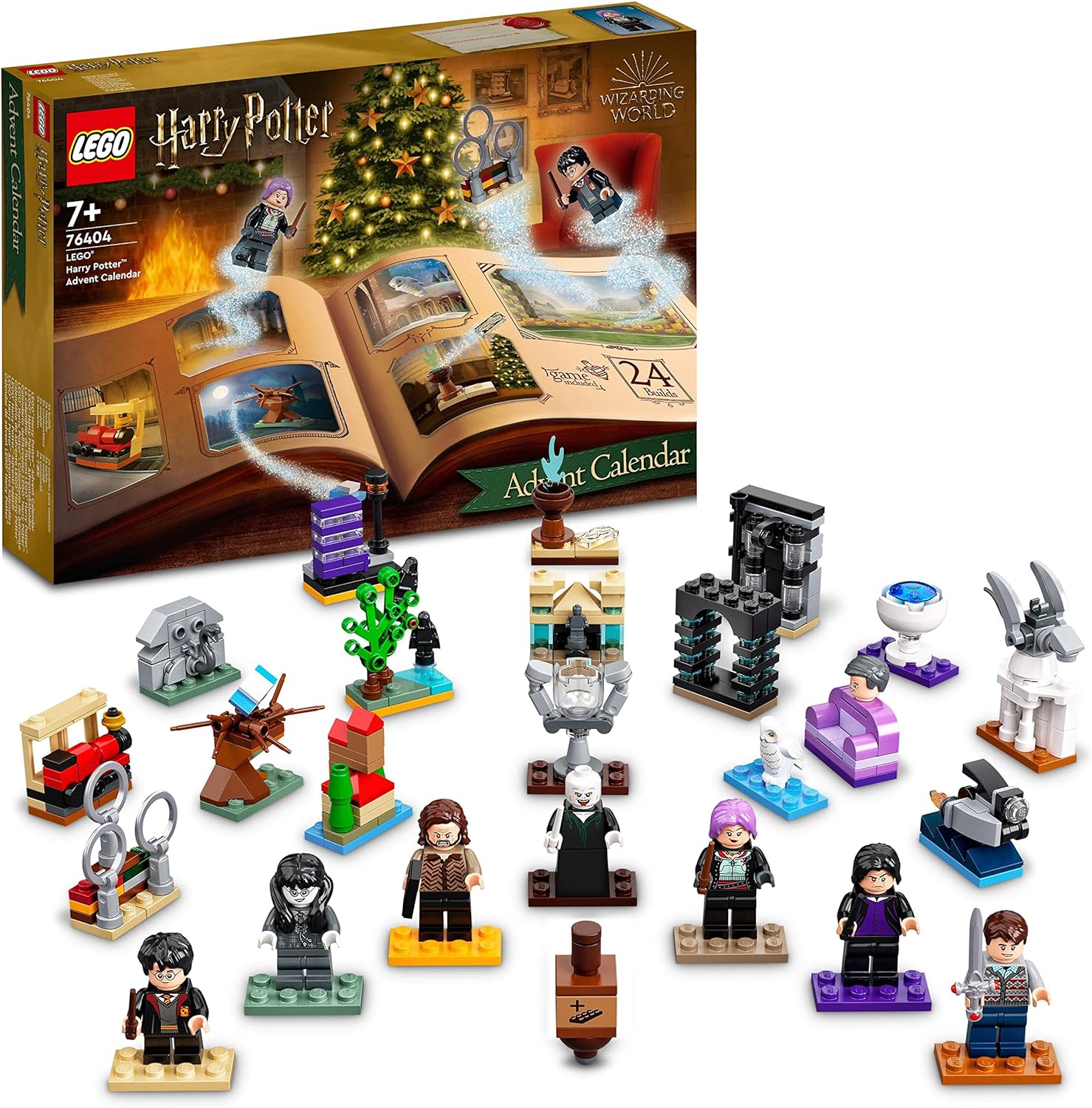 LEGO 76404 Harry Potter Adventskalender 2022 mit Brettspiel Minifiguren Film-Szenen Spielzeug Zubehör Weihnachten LEGO-Bausteine LEGO-Sets LEGO-Steine Bausteine Sets Steine