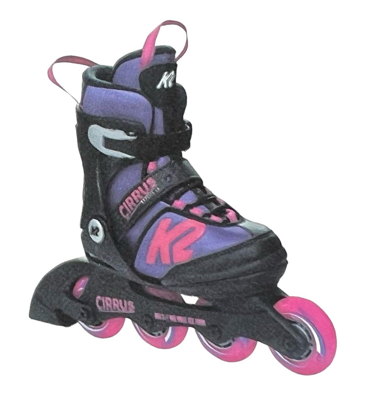 K2 30G0840.1.1.L Cirrus Girls Youth Mädchen Gr. 35-40 Inline Skates Inliner Inlineskates ABEC 3 Skates Rollerblades Rollschuhe pink lila