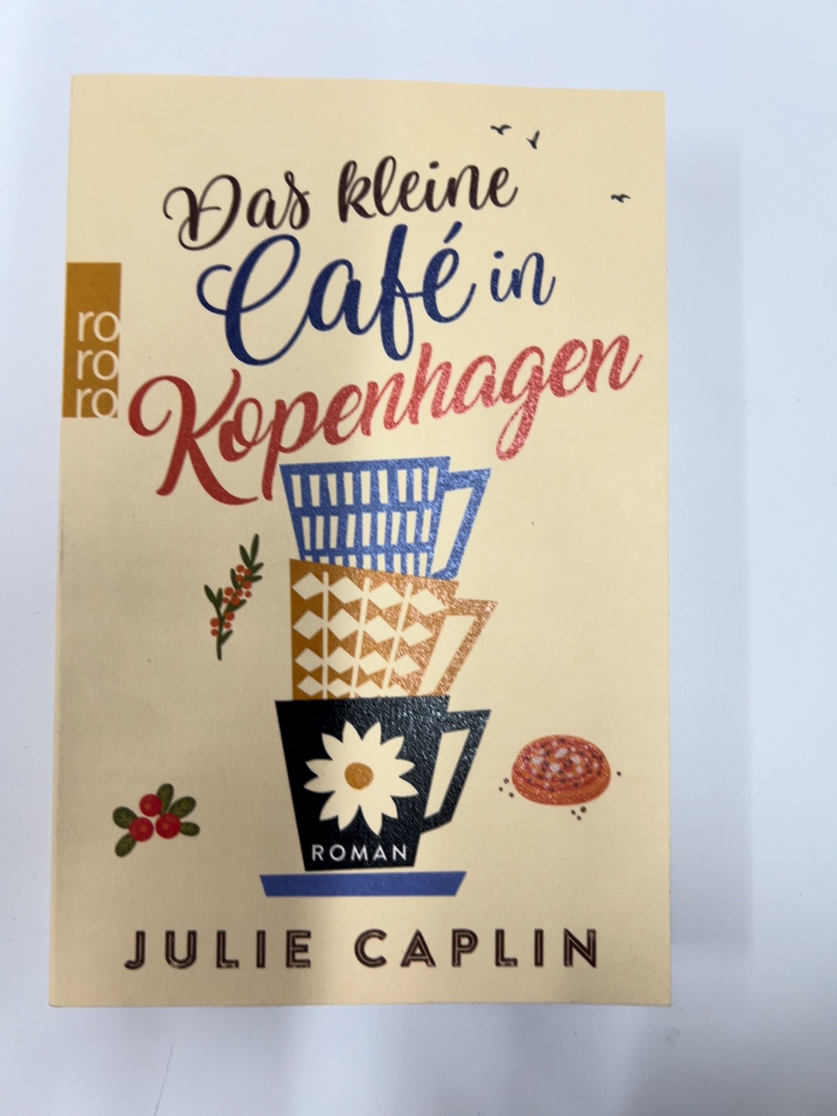 Buchcover, Roman, Kaffee-Accessoires, Kaffeemotiv, Julie Caplin