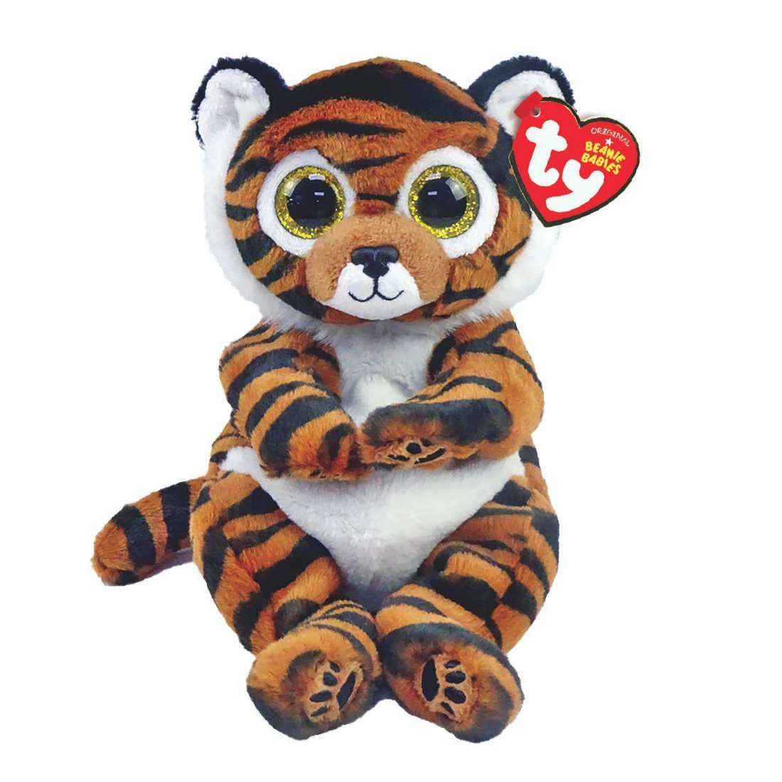TY - Beanie Babies Tiger Clawdia - 15 cm, 2009124, Braun