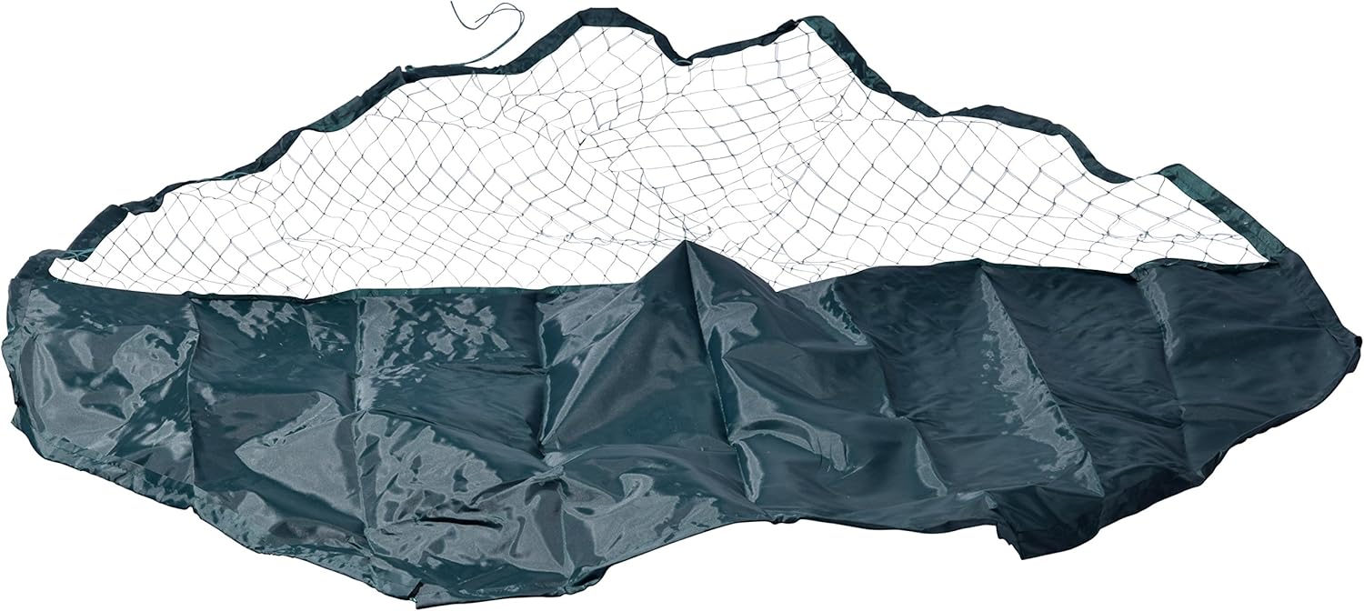 dobar Freilaufgehege Sonnenschutz 8-eckig Nylon Sonnenschutz für Freilaufgehege - Sonnenschutz für Kleintiergehege - Raubtier und Raubvogelschutz 135 x 135 cm Dunkelgrün