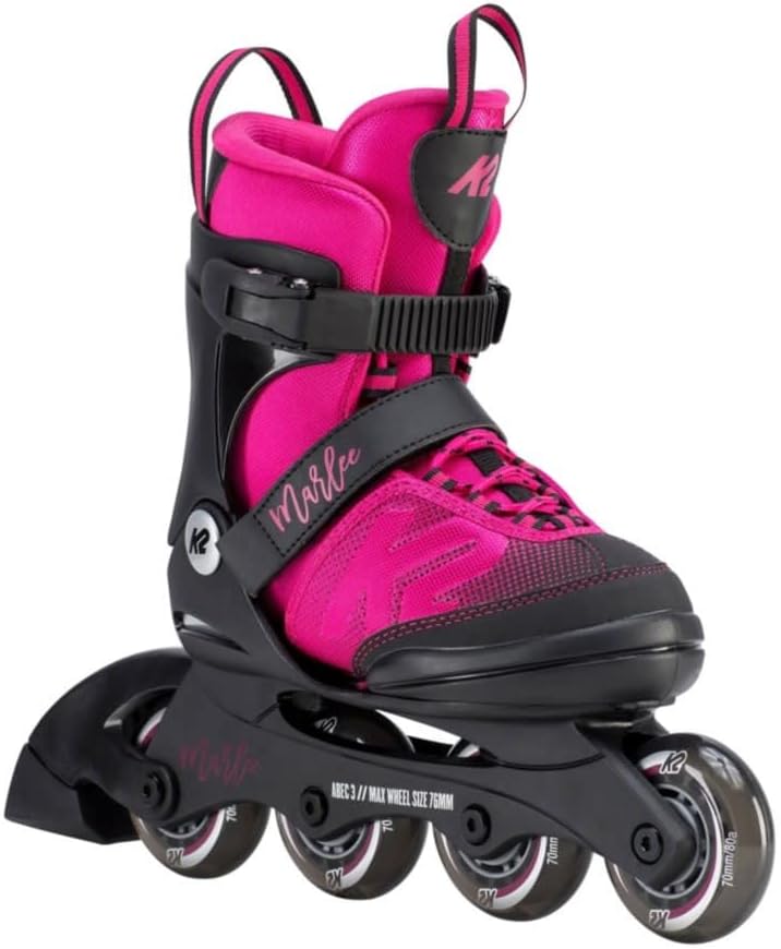 K2 Marlee Kids Inline Skates Rosa verstellbar Größe 35 bis 40 Rollerskates Skates Inliner