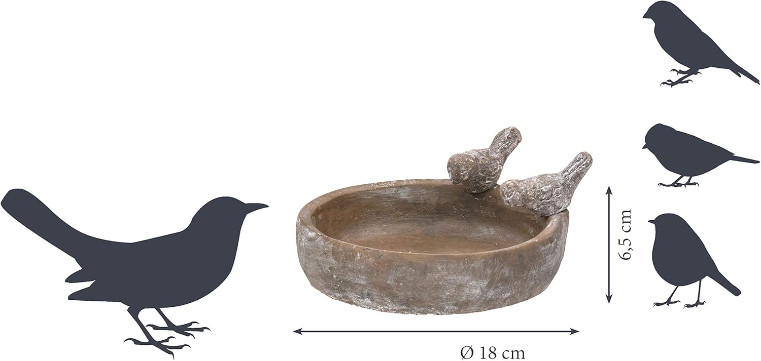 Vogeltränke Keramik Pool Oase Vogelbad - Dobar Wassertränke für Vögel
