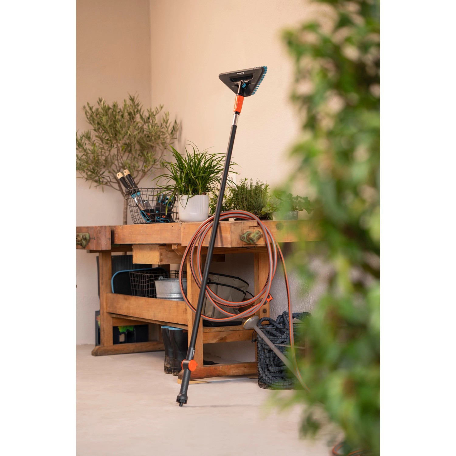 Gardena Cleansystem Stiel M 150 cm Anthrazit