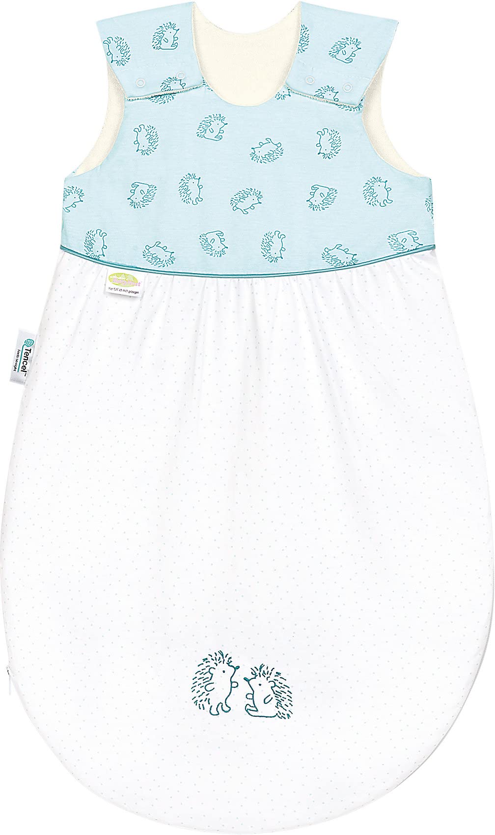 Odenwälder 1571 1/2193 Klimasoft Sommerschlafsack cold Igel mint TOG 0,5 Gr. 80