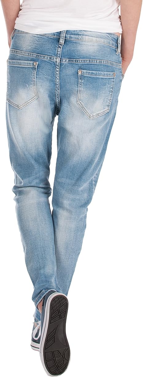 Fraternel Damen Jeans Hose Boyfriend Baggy Used Relaxed fit Gr. 44/XXL