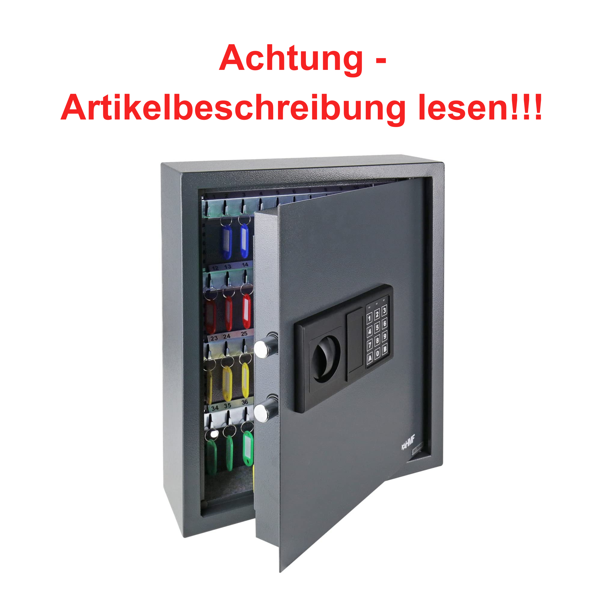 Sicherungskasten, Tresor, Kombinationsschloss, Schlüsselhalter, Metallkasten
