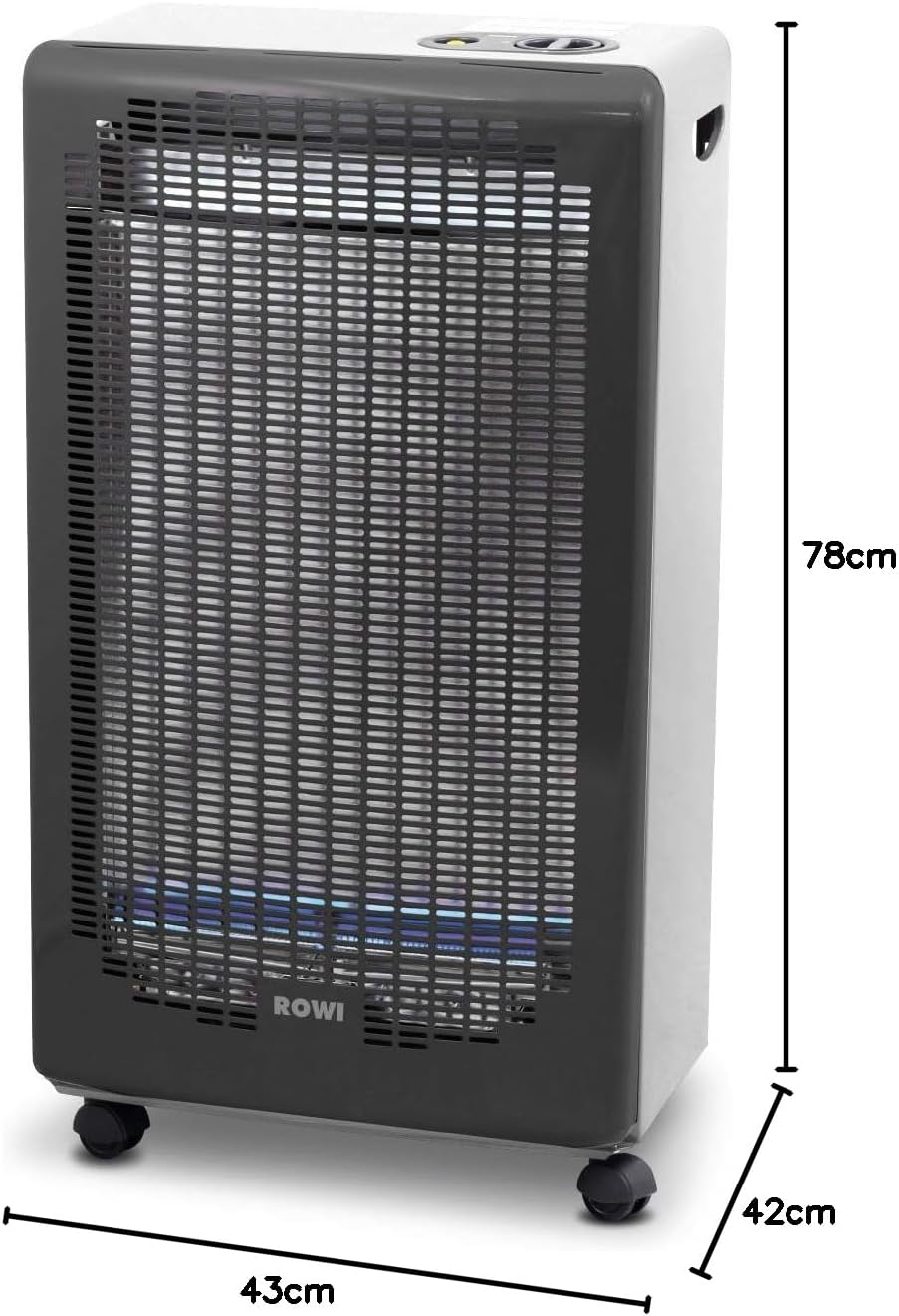 ROWI Gas-Heizofen mit Sauerstoffmangelsicherung 4200 W für den Außenbereich - HGO 4200/4 BF