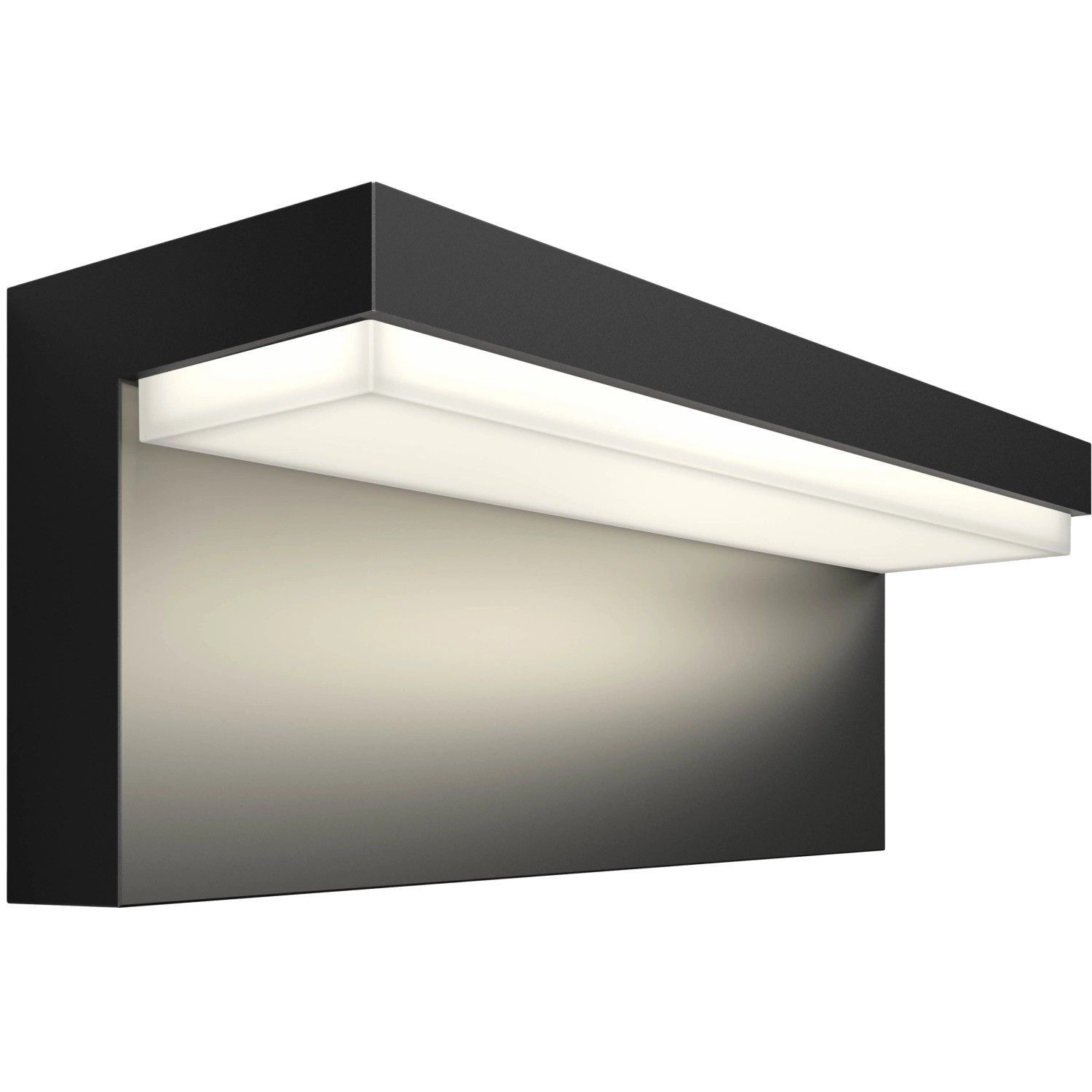 Philips Hue Wandleuchte White & Color Ambiance Nyro Schwarz 1000 lm