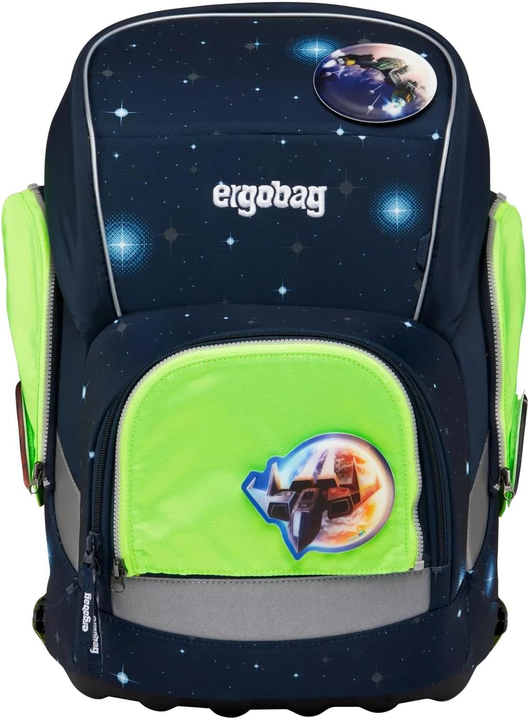 Ergobag ERG SIS 002 213 Zip Set Sicherheitsset Sichtbarkeits Set 3 teilig grün