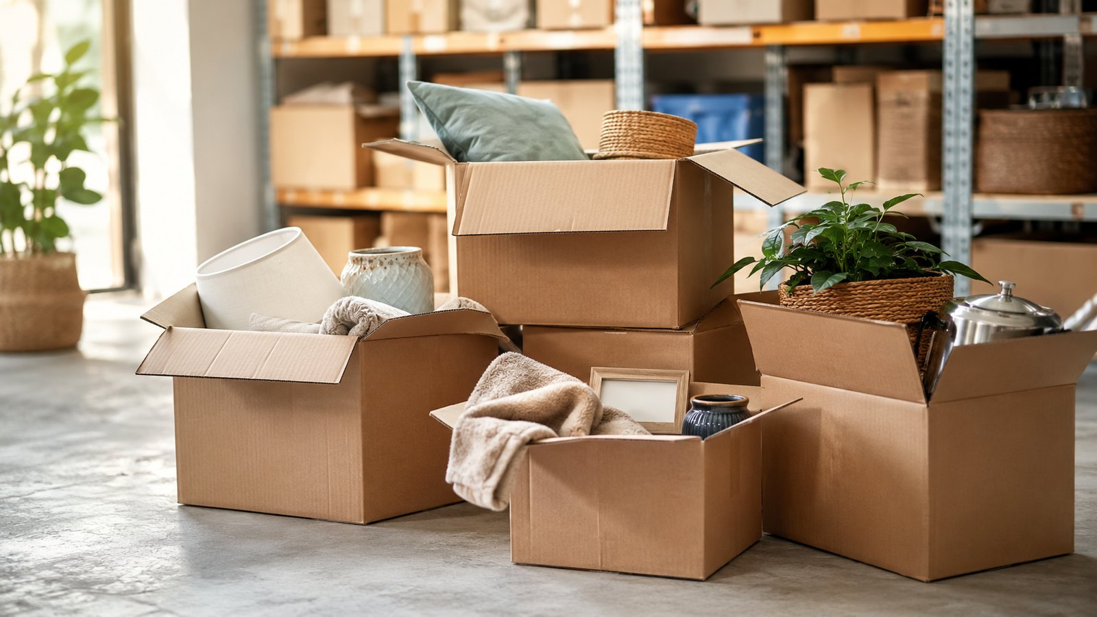 Pappkarton, Verpackungsbox, Umzugskiste, Aufbewahrungsbox, Kartonbox