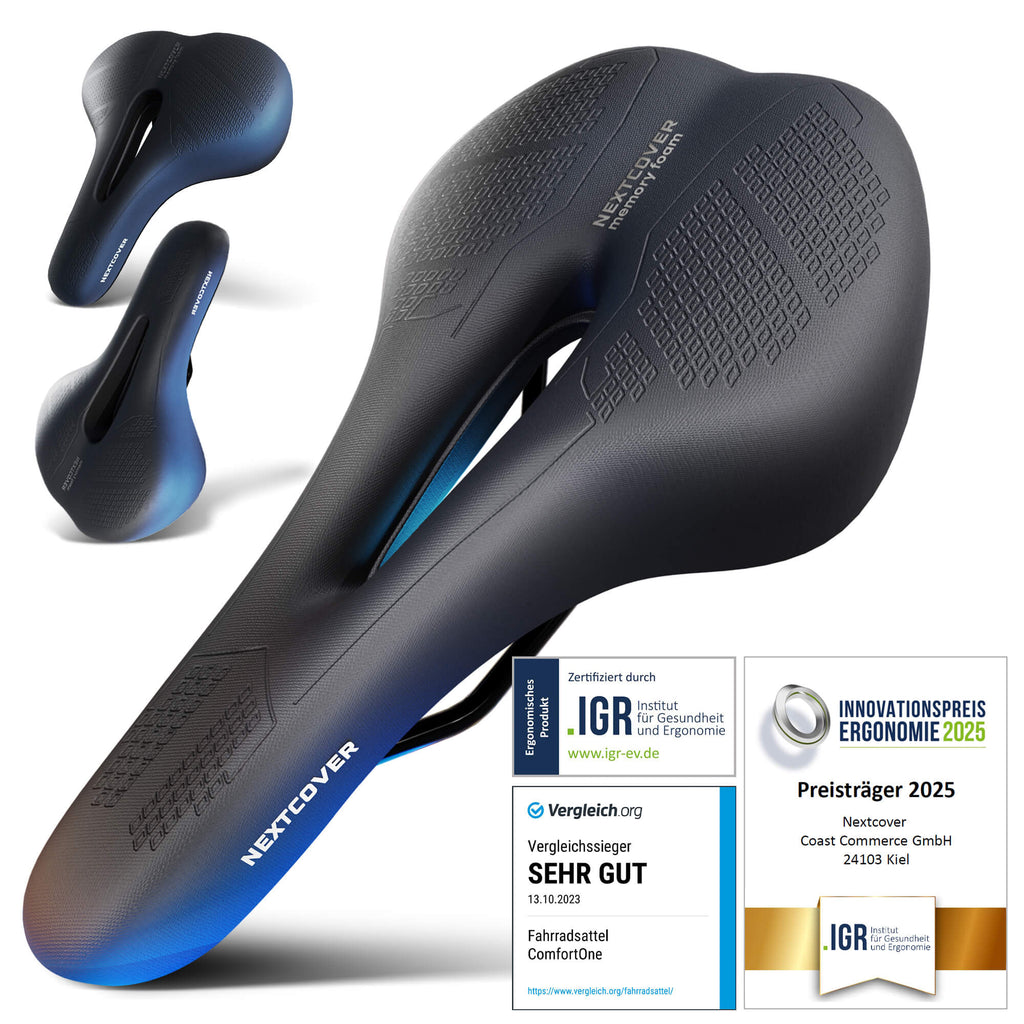 Sattel, Fahrradsattel, Sattelkomfort, NächstCover, Ergonomie