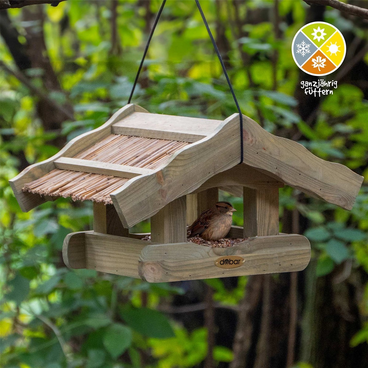 Vogelhaus, Futterhaus, Holz, Garten, Vögel