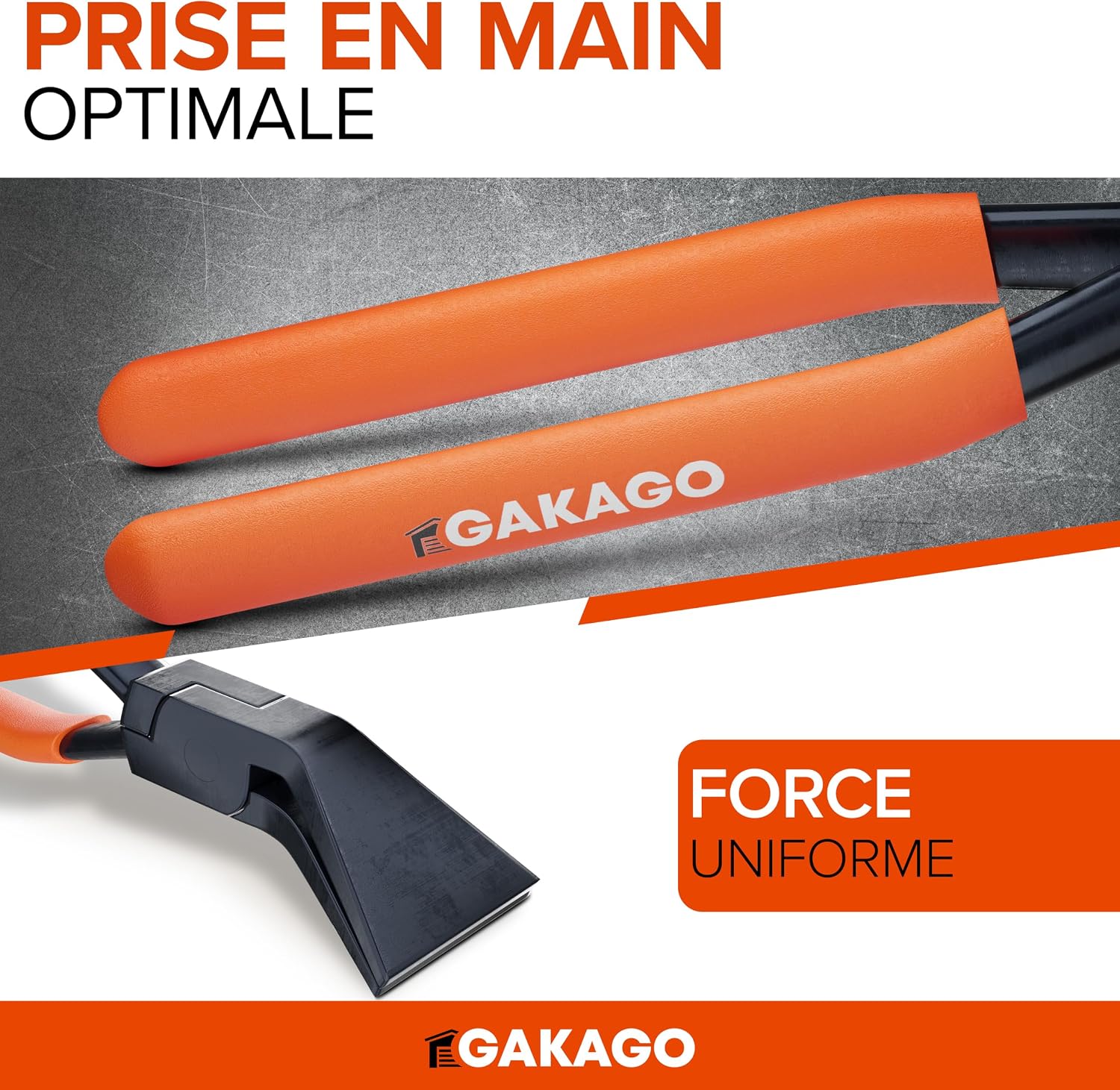 Griff, Grifzug, orange, Gakago, Kantenwerkzeug