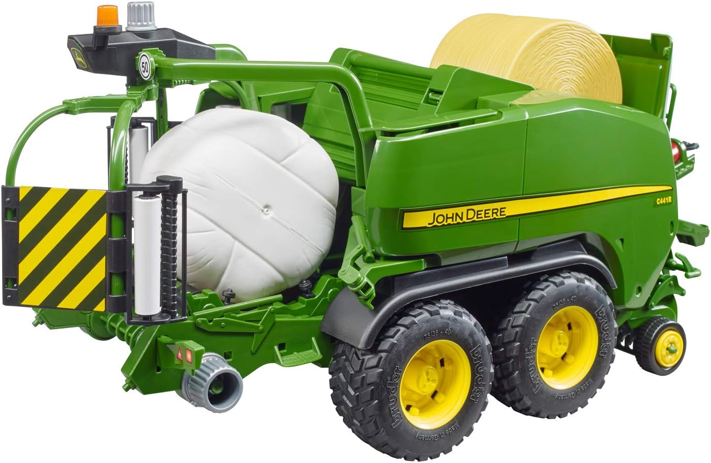 TBW Bruder 02032 John Deere Rundballen Presswickelkombination Bauernhof Landwirtschaft Traktor