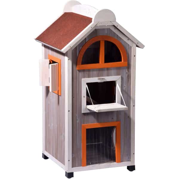 Dobar Katzenhaus aus Holz Fancy Cat