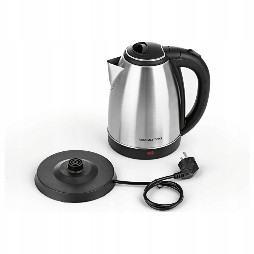 Wasserkocher gourmetmaxx 1500 w 1,8 l Stahl silber