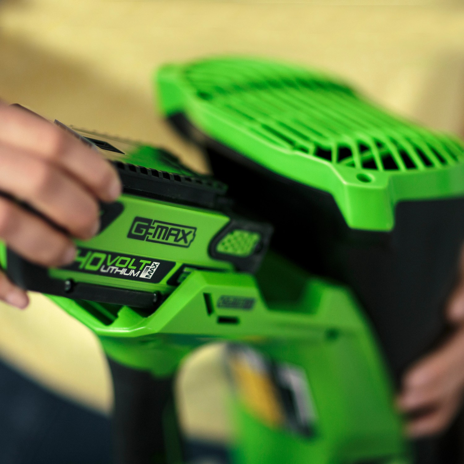 Greenworks Akku Laubbläser G40AB 40 V Solo ohne Akku und Ladegerät