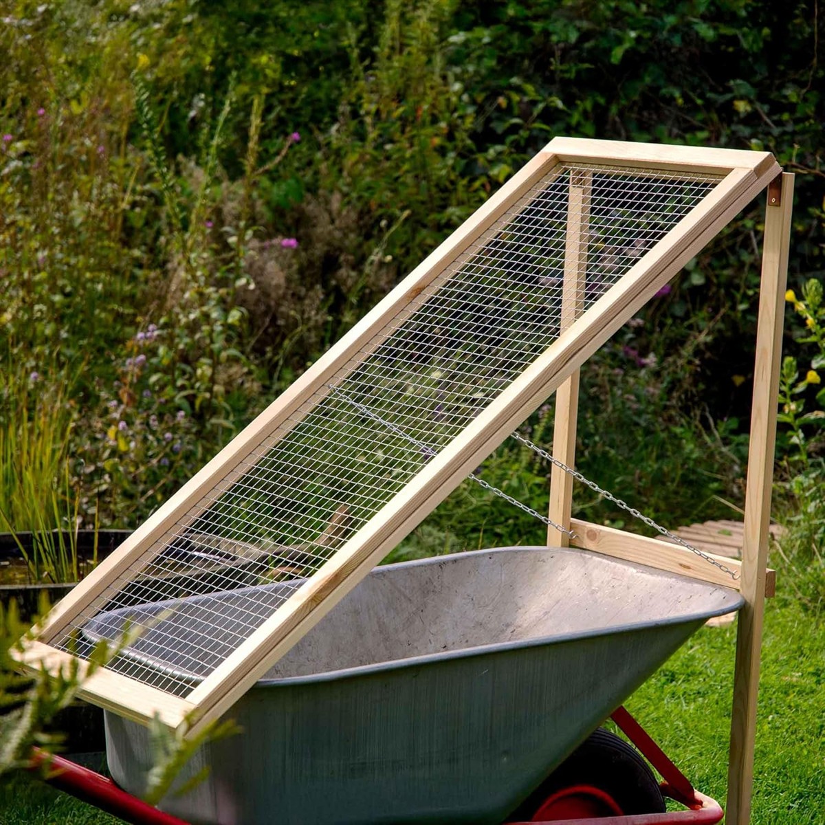 Garten, Schubkarrenaufsatz, Schubkarren, Gittereinsatz, Paneelaufsatz