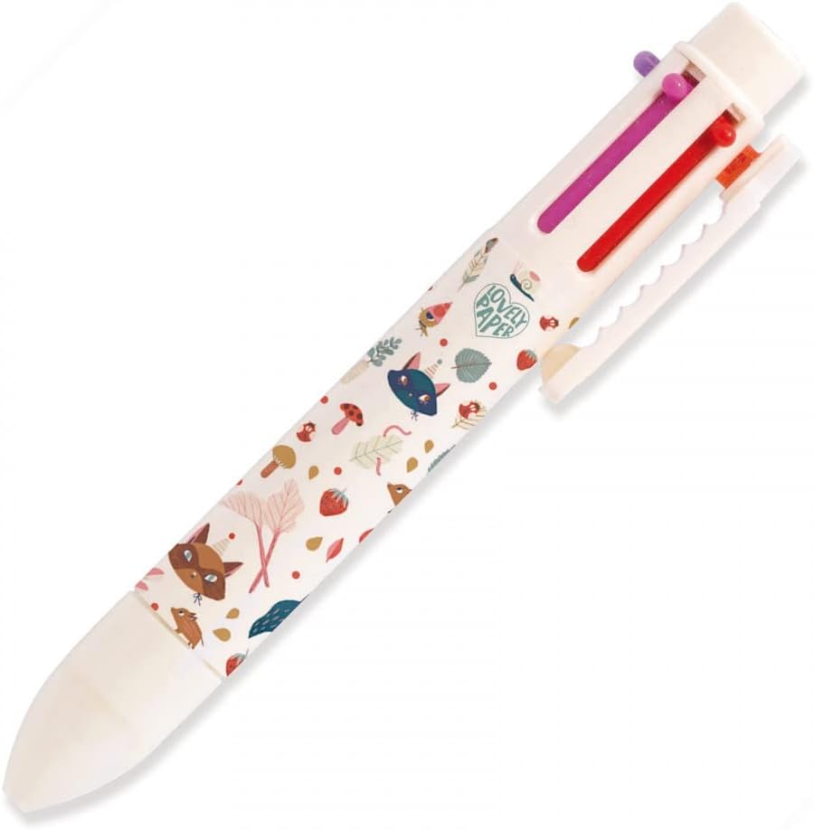 DJECO DD03764 Regenbogen-Stift Lucille Gelstift Regenbogen Regenbogenstift Stift Mehrfarbig