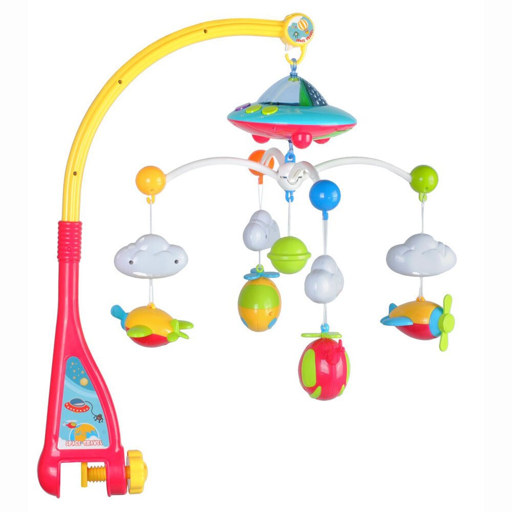 Baby mobile, Krabbelbauch?, Wait— correction, Crib mobile, Plastic toy, Space theme, Colorful hanging toys