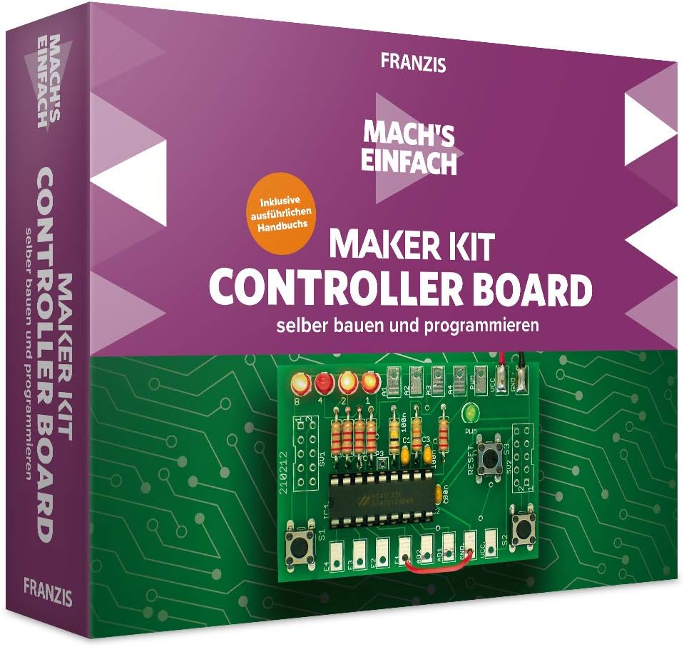 FRANZIS 67099 - Mach's einfach - Maker Kit Controller Board, empfohlen ab 14 Jahren