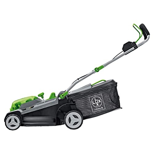 Der perfekte Schnitt: LUX-Tools Rasenmäher A-RM-2x20 Akku-Set (43 cm Schnittbreite)