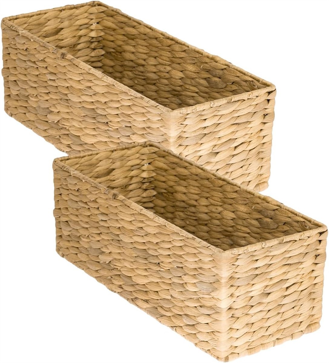 HMF Badkorb 2er Set Wasserhyazinthe & Seegras