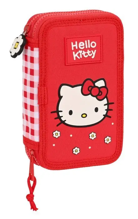 Hello Kitty Mäppchen rot/weiß gefüllt
