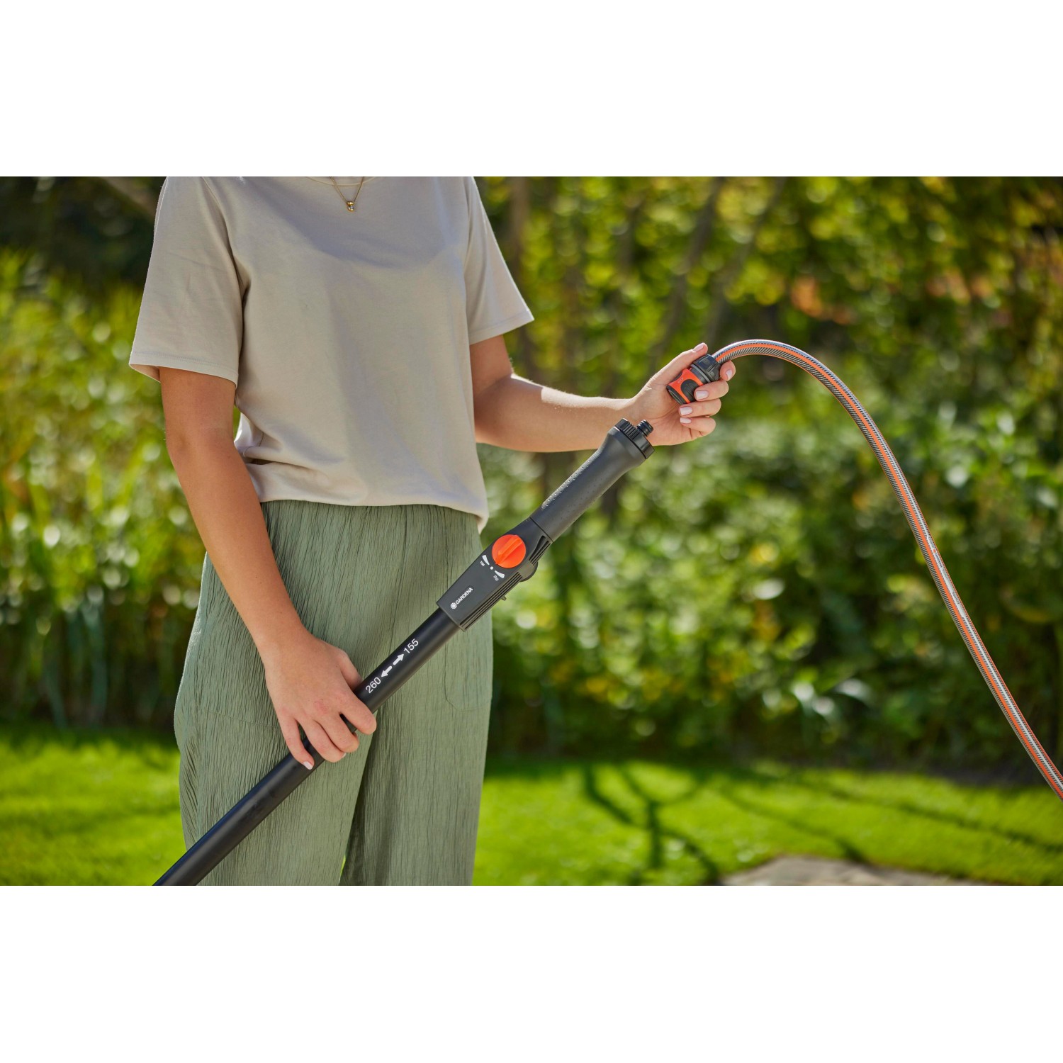 Gardena Cleansystem Teleskop Stiel M XL Anthrazit
