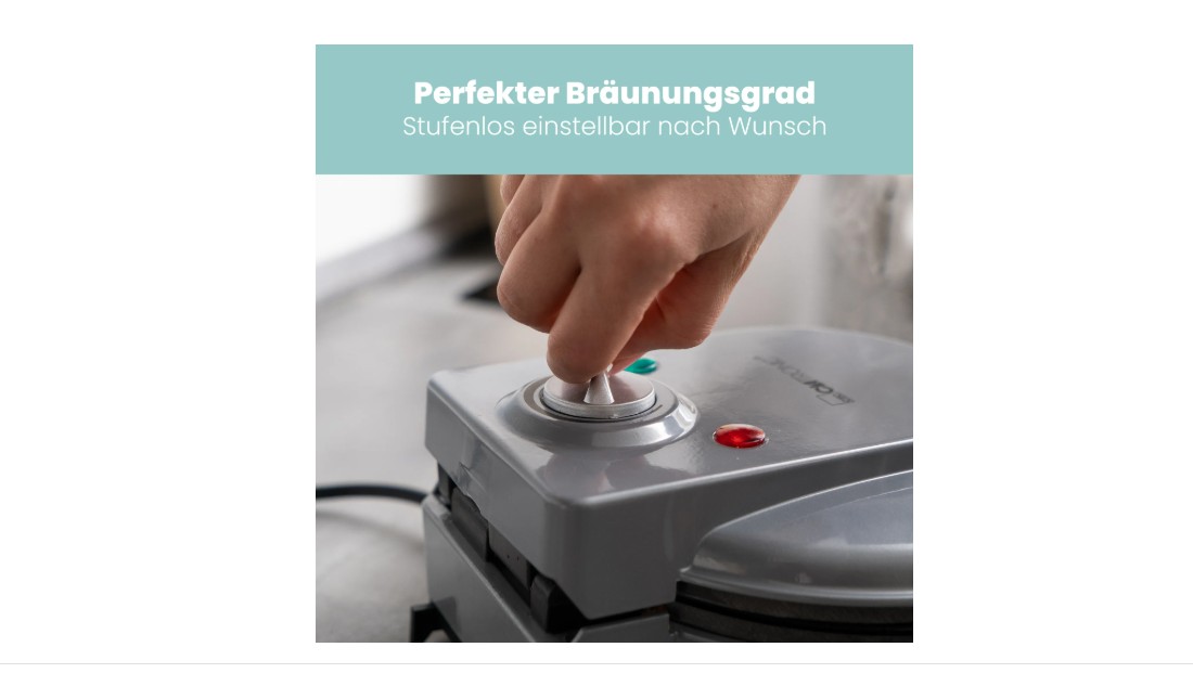 Waffeleisen, Kleingerät, Siegel, Grillplatte, Knopfsteuerung