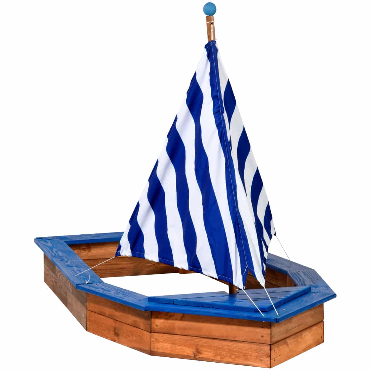 Dobar Sandkasten Schiff blau Sandkiste Segelboot Sandbox