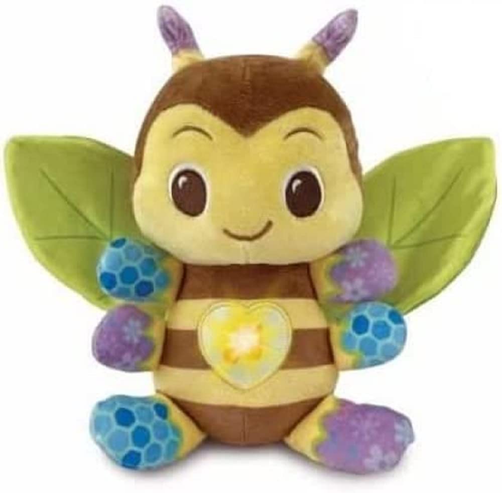 VTech 80554704 Musik Kuschelbiene Baby Interaktives Spielzeug Puppenspiel Handpuppe Kinderspielzeug