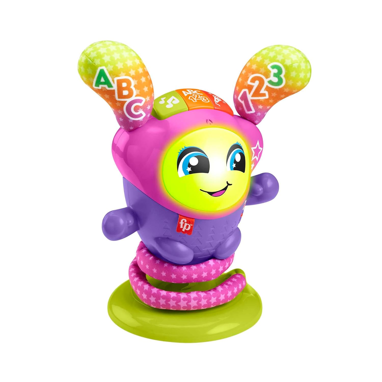 Fisher Price HRC49 DJ Tanzi BOUNCIN Star elektronisches Lernspielzeug für Babys und Kleinkinder