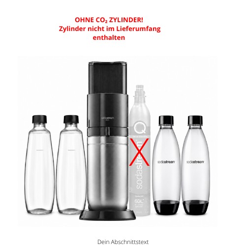 SodaStream DUO ohne Zylinder, Quick-Connect