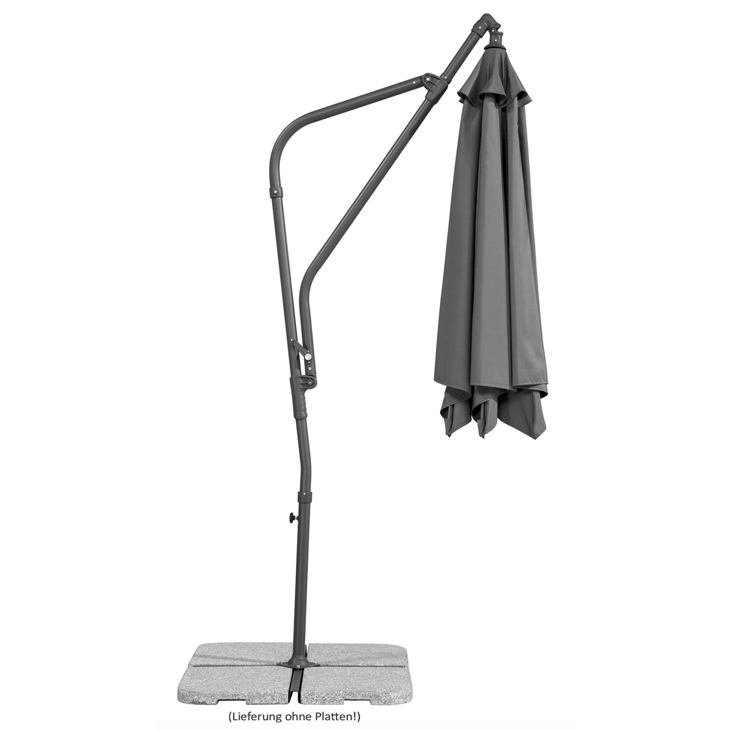 Schneider Ampelschirm Genua Anthrazit Ø 300 cm