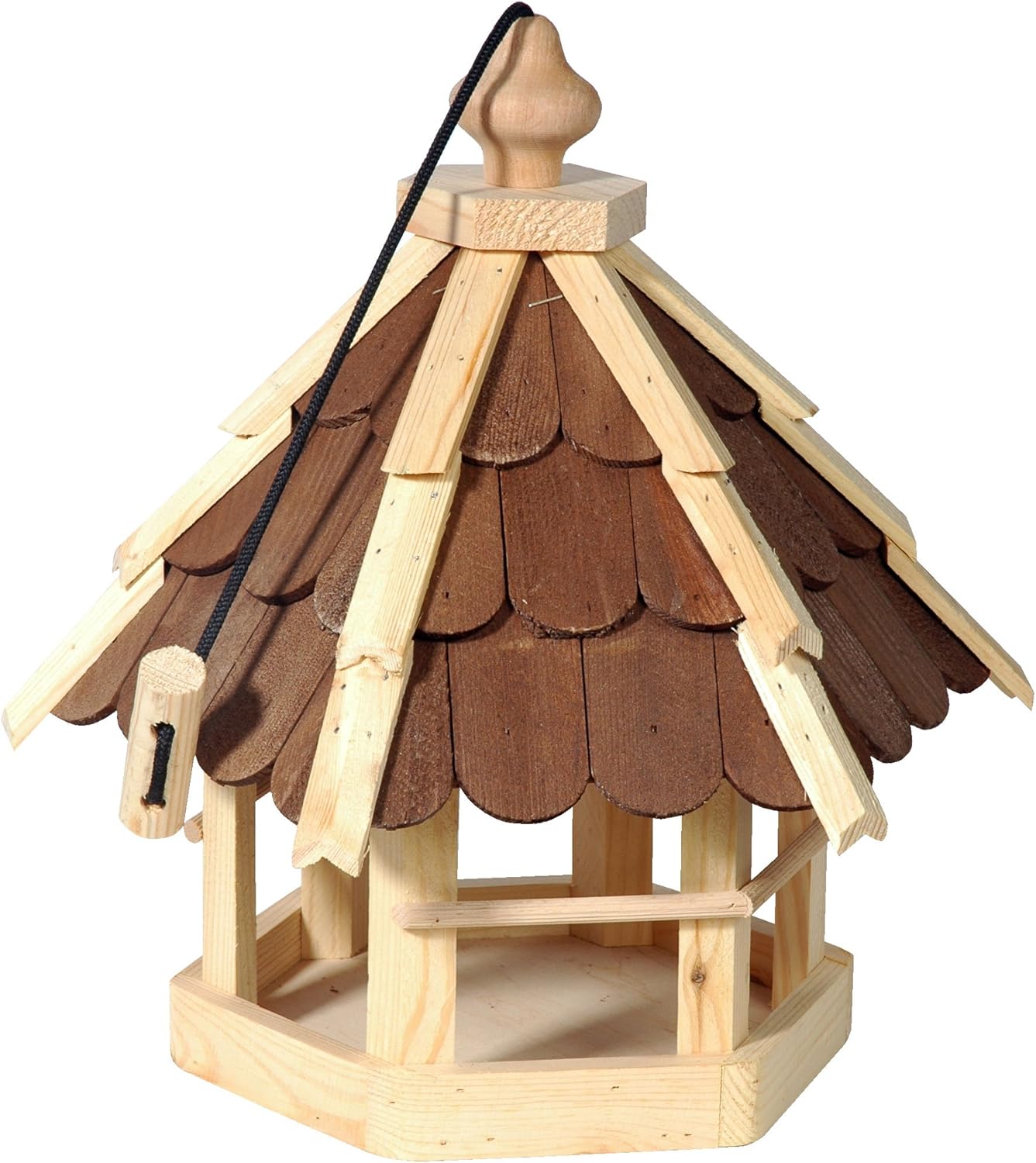 dobar Vogelhaus aus Holz Vogelhäuschen Vogel-Futterhaus