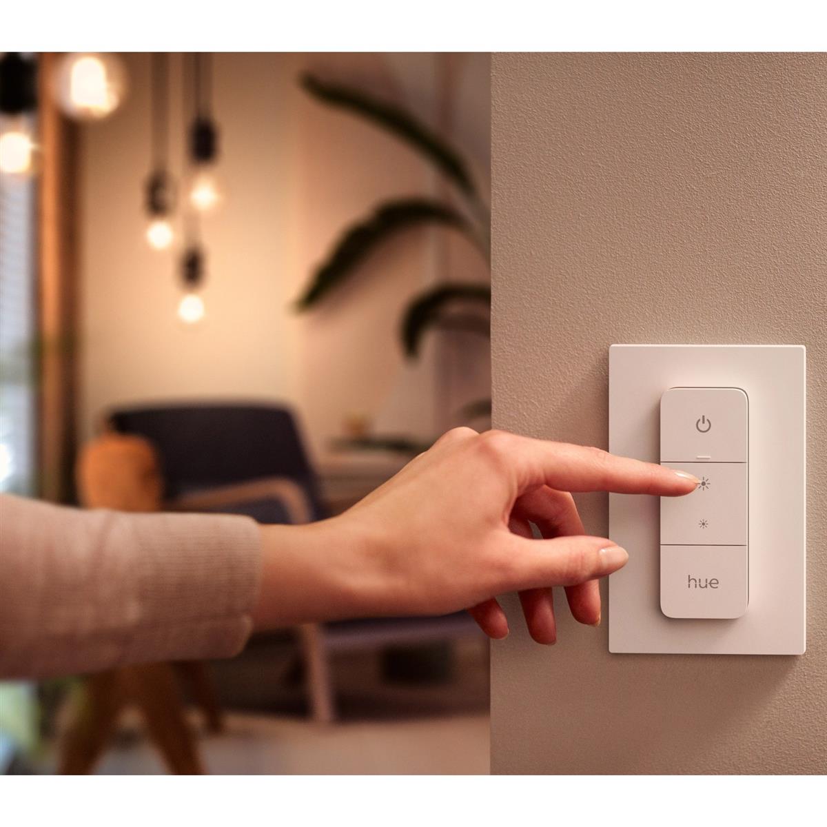Philips Hue Starter Set 3x Leuchtmittel E27 inkl. Dimmschalter und Hue Bridge